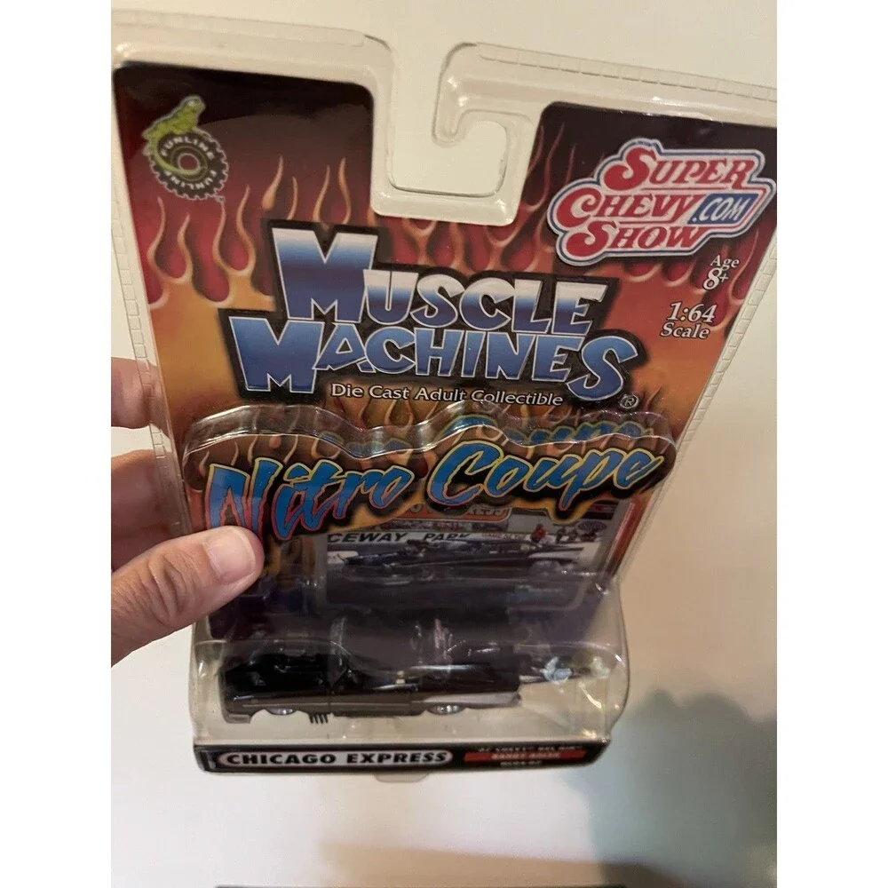 Muscle Machines Nitro Coupe Chicago Express 57 Chevy Bel Air  Super Chevy Show
